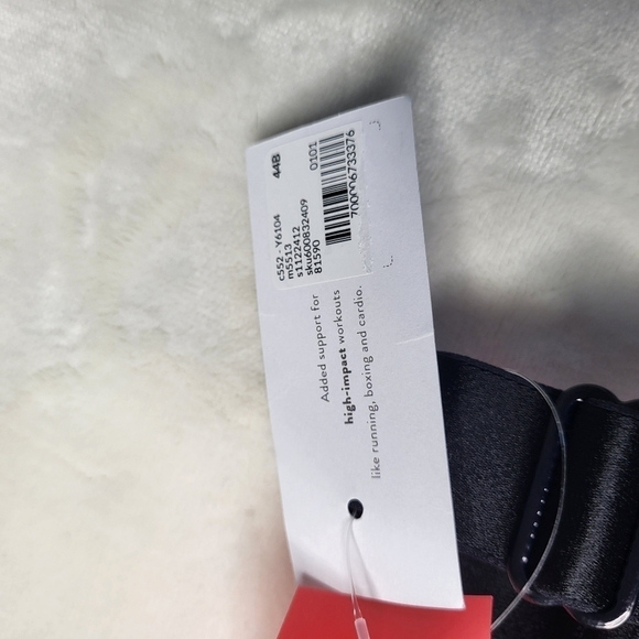 44B Livi High Impact Sports Bra with Underwire. Black - Picture 4 of 8